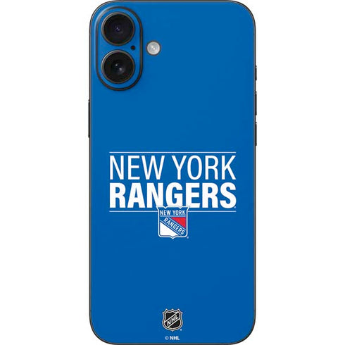 NHL New York Rangers Lineup iPhone 16 Plus Skin